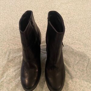 Born leather booties